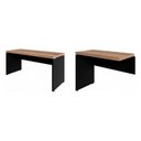 Ver imagem 2 de Escrivaninha Mesa Escritório Diretor em L 150x160cm Espresso Móveis