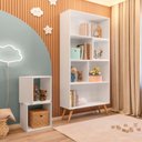 Ver imagem 5 de Estante Infantil com 4 Nichos Magic Yescasa