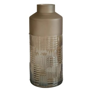 Vaso Decorativo Vidro Âmbar - G