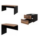 Ver imagem 3 de Escrivaninha Mesa Escritório Diretor em L com Gaveteiro Suspenso Espresso Móveis