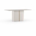 Ver imagem 6 de Conjunto Sala de Jantar Mesa Serena Tampo de Vd 180cm com 8 Cad.Cecilia Cinza/Off White/Ypê