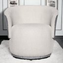 Ver imagem 5 de Poltrona Beatriz Compose Boucle 78,5x73x73 Cm Bege/Calacata/Cinza