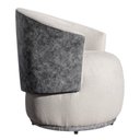 Ver imagem 6 de Poltrona Beatriz Compose Boucle 78,5x73x73 Cm Bege/Calacata/Cinza