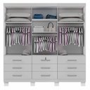 Ver imagem 2 de Guarda Roupa Casal 3 Portas Bianchi Turim Branco