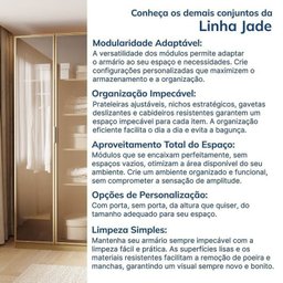 Guarda-roupa Modulado 6 Peças 12 Portas Jade CabeCasa MadeiraMadeira - 14