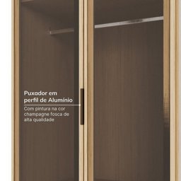 Guarda-roupa Modulado 6 Peças 12 Portas Jade CabeCasa MadeiraMadeira - 6