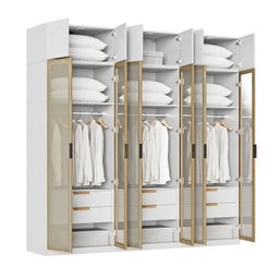 Guarda-roupa Modulado 6 Peças 12 Portas Jade CabeCasa MadeiraMadeira - 5