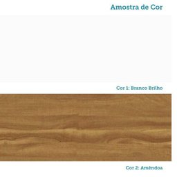 Quarto de Bebê com Cômoda Janelada e Berço Minicama 100% Mdf Aurora Espresso Móveis - 13