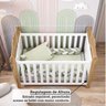 Quarto de Bebê com Cômoda Janelada e Berço Minicama 100% Mdf Aurora Espresso Móveis - 10