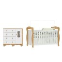 Ver imagem 3 de Quarto de Bebê com Cômoda Janelada e Berço Minicama 100% Mdf Aurora Espresso Móveis