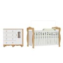 Ver imagem 3 de Quarto de Bebê com Cômoda Janelada e Berço Minicama 100% Mdf Aurora Espresso Móveis