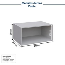Guarda-roupa Modulado 6 Peças 12 Portas Jade CabeCasa MadeiraMadeira - 12