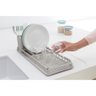 Escorredor de Louça em Alumínio Brabantia Cinza Claro - 4