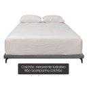 Ver imagem 5 de Cama Japonesa Queen Size Veneza 165cm Base Box Orgânica Bouclê Estofada Pés de Ferro:Bouclê Cinza Gr