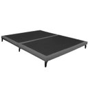 Ver imagem 7 de Cama Japonesa Queen Size Veneza 165cm Base Box Orgânica Bouclê Estofada Pés de Ferro:Bouclê Cinza Gr