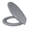 Assento Sanitário Oval Universal Comfort Cinza Claro Metasul - 1