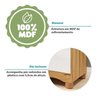 Quarto de Bebê Completo Berço 3 em 1, Guarda-roupa 4 Portas e Cômoda 100% MDF Aurora Espresso Móveis - 13