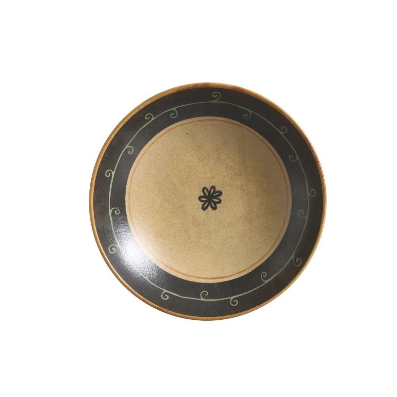 Prato Fundo em Cerâmica Coup Oliva Porto Brasil 21 Cm Ø Porto Brasil Cerâmica 2664 - 1