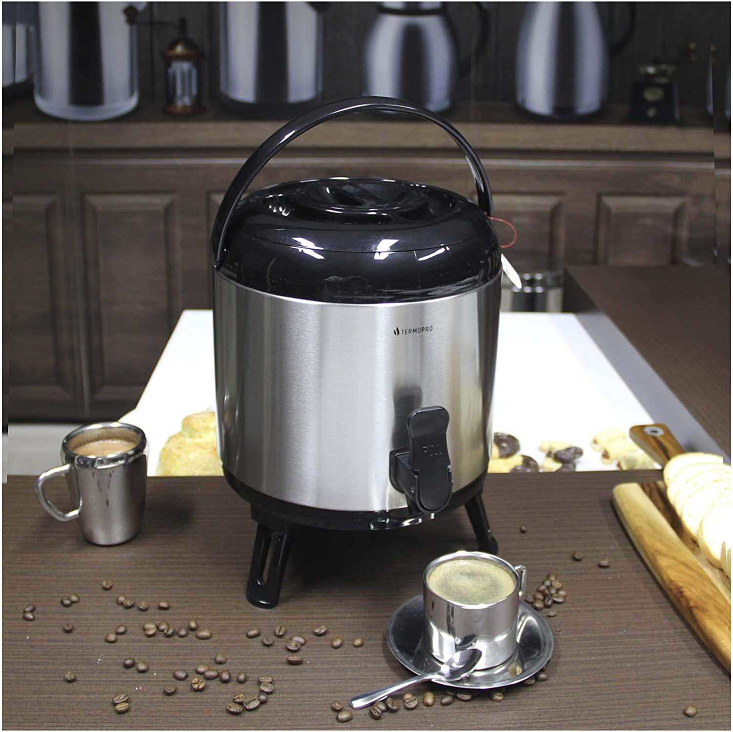 Botijão Térmico Aço Inox 6L Termopro - 2