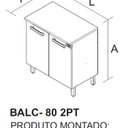 Ver imagem 6 de Cozinha Modulada 5 Peças 12 Portas 2 Gavetas Vidro Reflecta e Nicho para Forno Nápoles Itatiaia