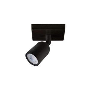 Spot Direcionável de Sobrepor Taschibra Direct Linear Led Mr16 4w Bivolt Preto 3000k Luz Amarela