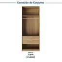 Ver imagem 4 de Guarda Roupa Planejado Casal 2 Peças 4 Portas 4 Gavetas Jade CabeCasa MadeiraOriginals Amarelo/Avelã