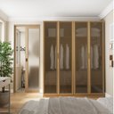 Ver imagem 1 de Guarda Roupa Planejado Casal 2 Peças 4 Portas 4 Gavetas Jade CabeCasa MadeiraOriginals Amarelo/Avelã