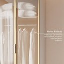 Ver imagem 7 de Guarda-Roupa Planejado 2 Peças 4 Portas Jade CabeCasa MadeiraOriginals Branco/Fosco/Avelã