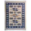 Ver imagem 1 de Tapete Sala Kilin Gashgai 200x300 Dupla Face Tribal 1 Azul
