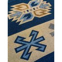 Ver imagem 6 de Tapete Sala Kilin Gashgai 200x300 Dupla Face Tribal 1 Azul