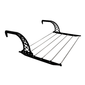 Varal Grande Portátil Suspenso para Janela/ Porta 6 Varetas 44 X 80cm Plástico e Alumínio Durín