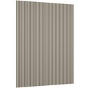 Ver imagem 2 de Painel Ripado de Madeira Decorativo para Sala Quarto 219x250cm Slats L05 Gris Fosco - Lyam Decor