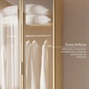 Ver imagem 7 de Guarda Roupa Planejado Casal 4 Peças 8 Portas Jade CabeCasa MadeiraOriginals Amarelo/Avelã