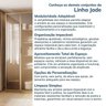 Guarda-roupa Modulado 4 Peças 8 Portas Jade CabeCasa MadeiraMadeira - 14