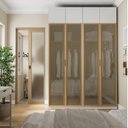 Ver imagem 1 de Guarda-Roupa Planejado 4 Peças 8 Portas Jade CabeCasa MadeiraOriginals Branco/Fosco/Avelã