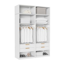 Guarda-roupa Modulado 4 Peças 8 Portas Jade Cabecasa Madeiramadeira - 5