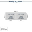 Ver imagem 2 de Guarda-roupa Modulado 4 Peças 8 Portas Jade CabeCasa MadeiraOriginals