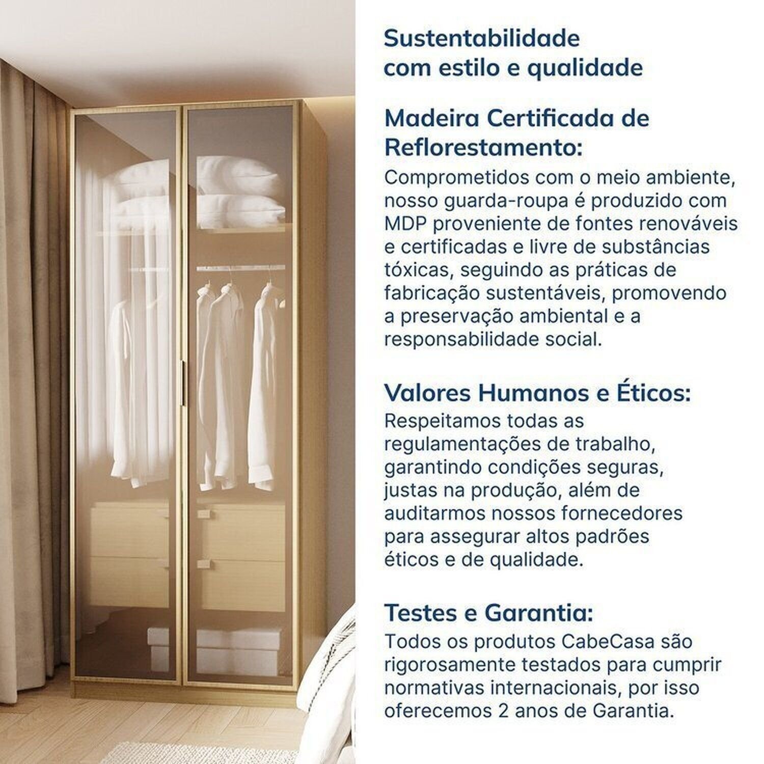 Guarda-roupa Modulado 4 Peças 8 Portas Jade Cabecasa Madeiramadeira - 13