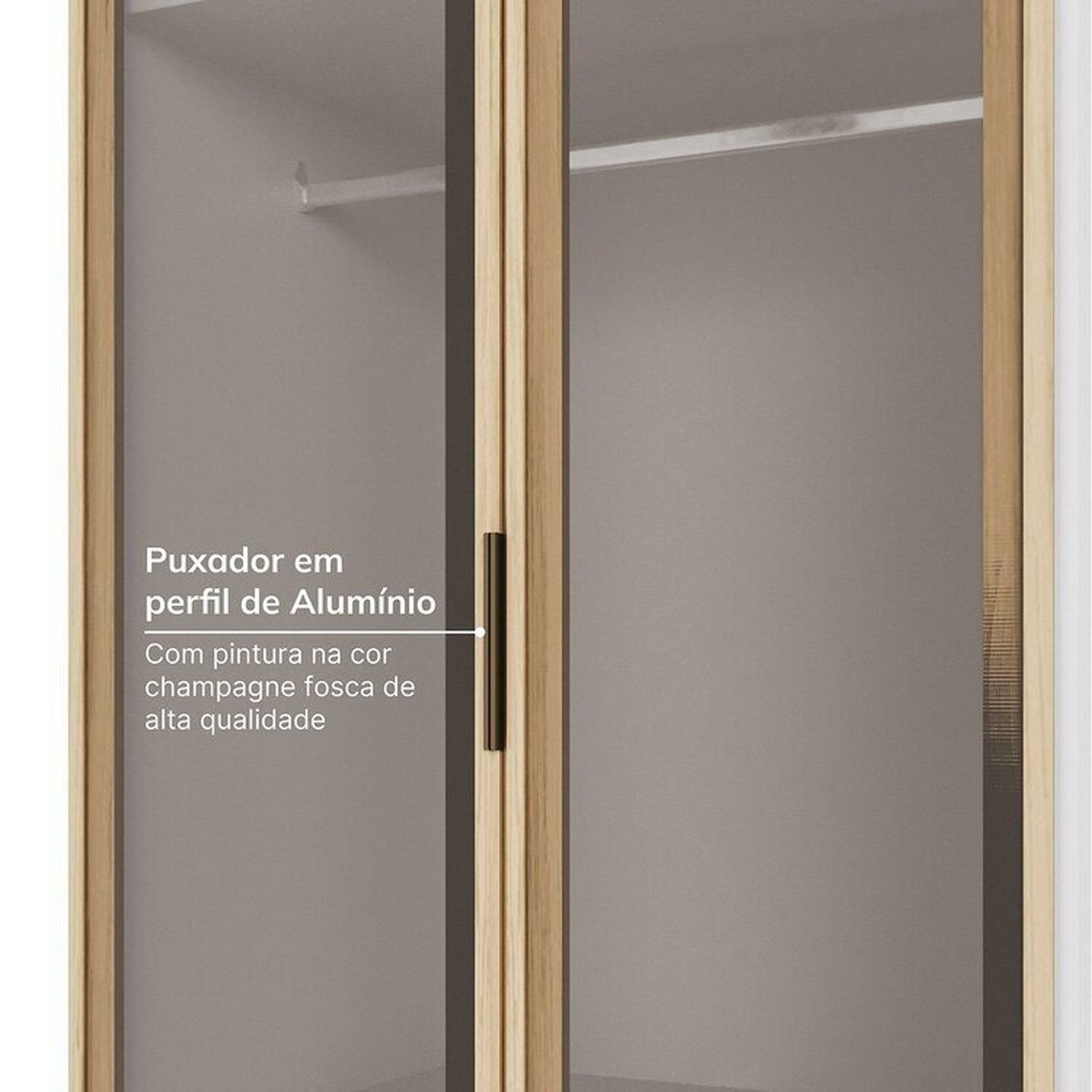 Guarda-roupa Modulado 4 Peças 8 Portas Jade Cabecasa Madeiramadeira - 6