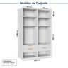 Guarda-roupa Modulado 4 Peças 8 Portas Jade CabeCasa MadeiraMadeira - 3