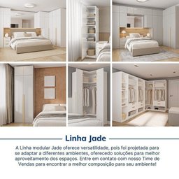 Guarda-roupa Modulado 4 Peças 8 Portas Jade CabeCasa MadeiraMadeira - 15
