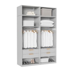Guarda-roupa Modulado 4 Peças 8 Portas Jade CabeCasa MadeiraMadeira - 5