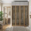 Ver imagem 1 de Guarda-roupa Modulado 4 Peças 8 Portas Jade CabeCasa MadeiraOriginals