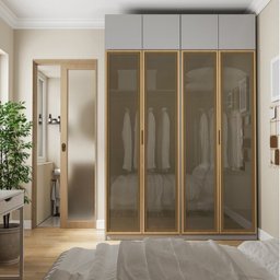Guarda-roupa Modulado 4 Peças 8 Portas Jade CabeCasa MadeiraMadeira - 1