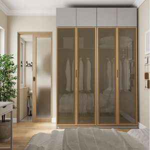 Guarda-roupa Modulado 4 Peças 8 Portas Jade CabeCasa MadeiraOriginals