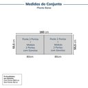 Ver imagem 2 de Guarda-roupa Modulado 4 Peças 8 Portas Jade CabeCasa MadeiraOriginals