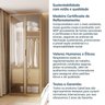 Guarda-roupa Modulado 2 Peças 4 Portas Jade CabeCasa MadeiraOriginals - 10