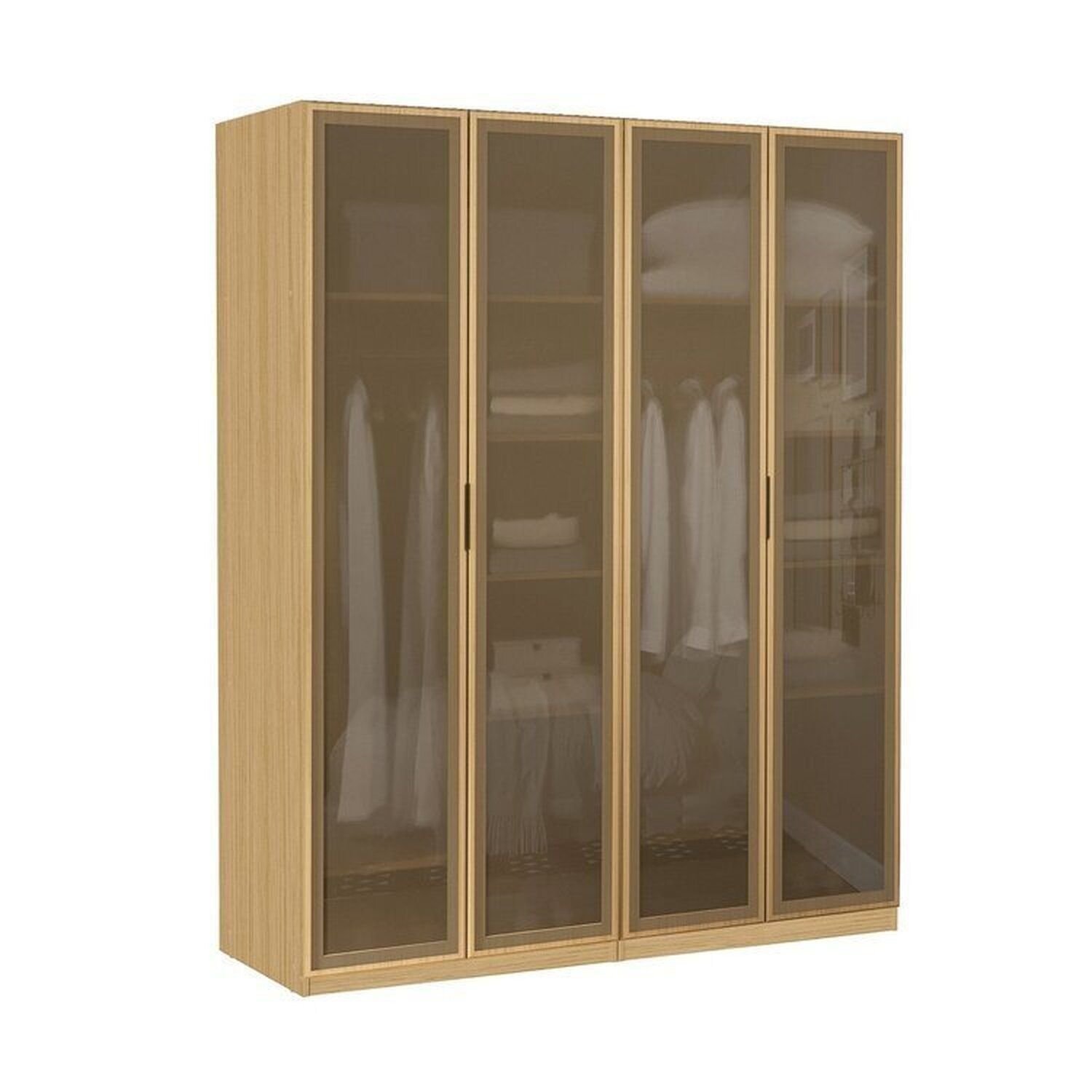 Guarda-roupa Modulado 2 Peças 4 Portas Jade Cabecasa Madeiramadeira - 13