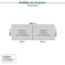 Ver imagem 2 de Guarda-roupa Modulado 2 Peças 4 Portas Jade CabeCasa MadeiraOriginals