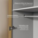 Ver mais imagens de Guarda Roupa Planejado 2 Peças 4 Portas Jade CabeCasa MadeiraOriginals Cinza/Urbano/Avelã